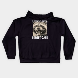 Support Your Local Street Cats Kids Hoodie
